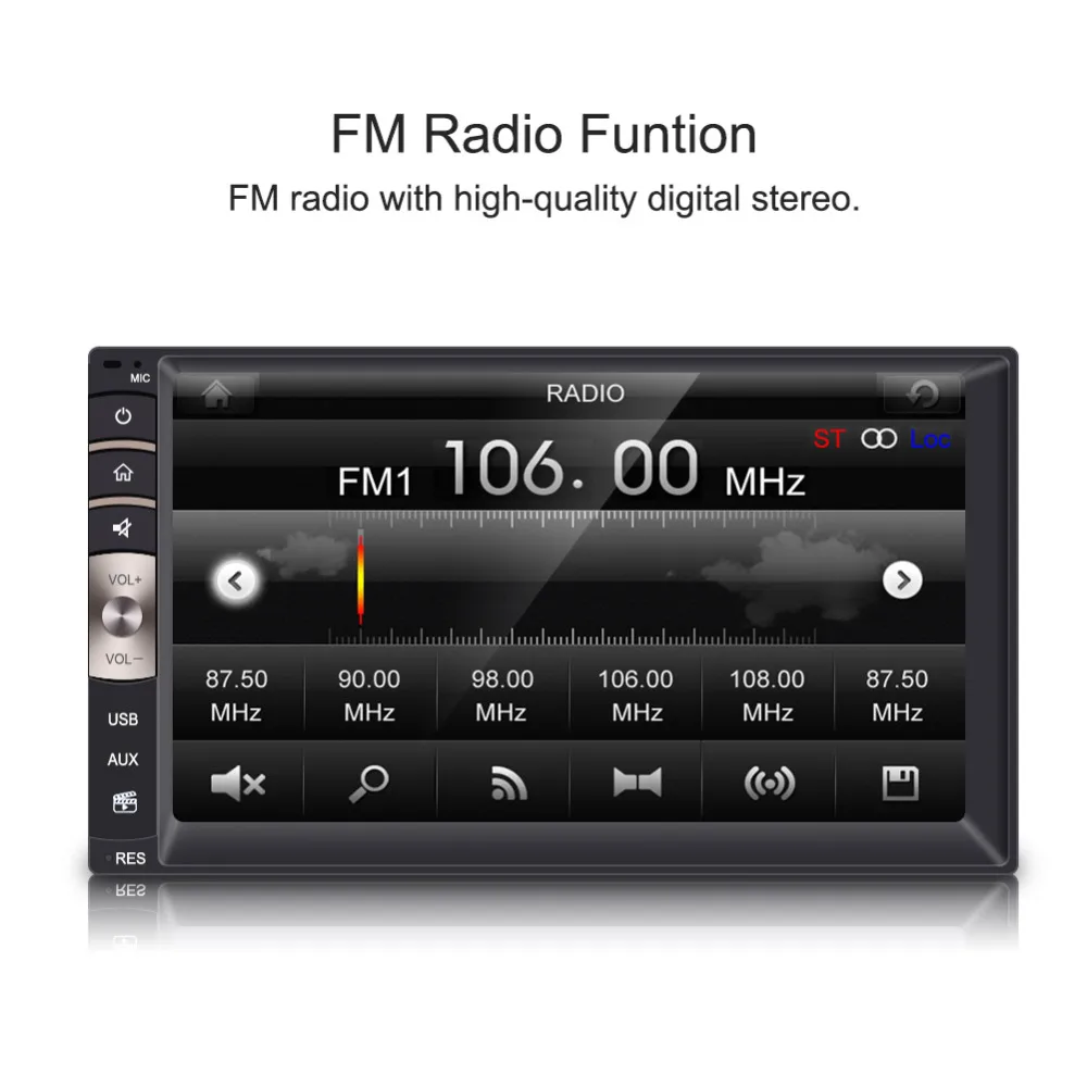 Buy Car Radio MP5 Player w/ Rear View Camera Car Radio