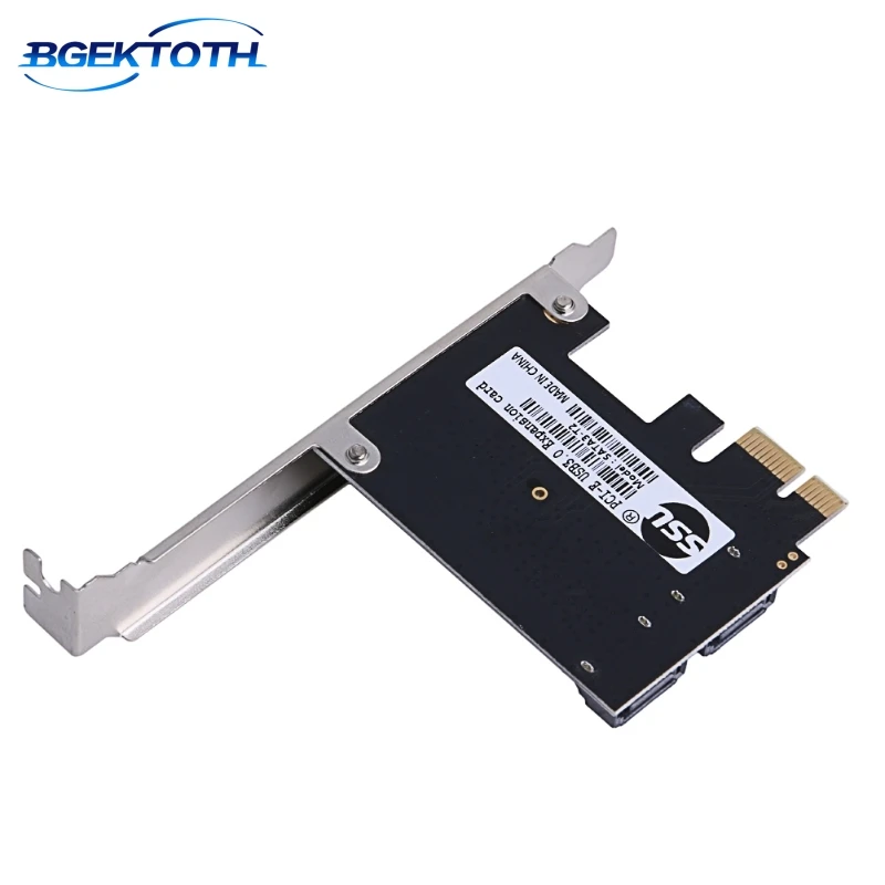 Новый PCIe PCI Express 6G SATA3.0 2 порта SATA III расширительный контроллер адаптер карты Feb6|pcie