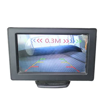 

2 in 1 HD Wide Angle LCD Car Reverse Parking Radar Sensor Car Rear View Backup Camera High Quality Wholesale