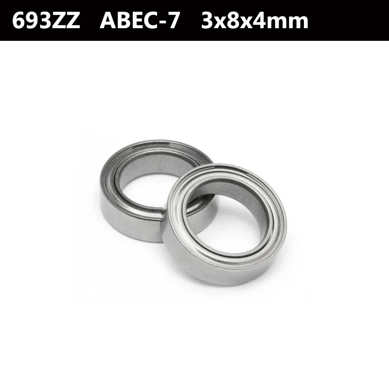 10pcs 3x8x4mm Ball Bearings Ochoos Limited New 693zz ABEC-1 10pcs 3x8x4mm Ball Bearings Ochoos Limited New 693zz ABEC-1