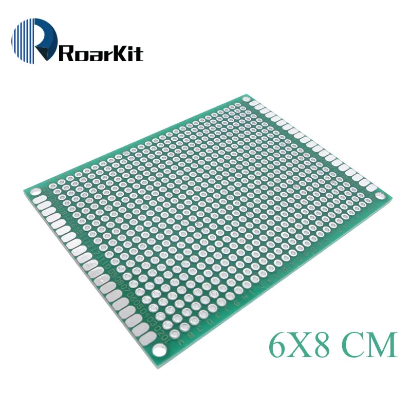 

1PCS 6x8 cm PROTOTYPE PCB 2 layer 6*8cm panel Universal Board double side