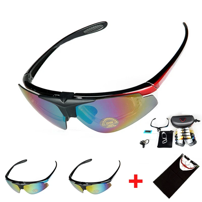 2017 New Cycling Goggles Polarized Sports Sunglasses Men Women 3 Colors