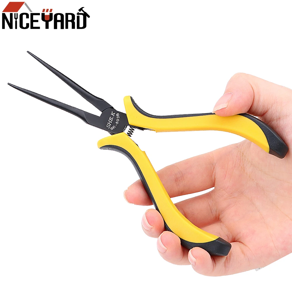 Плоскогубцы NICEYARD с длинным носом плоскогубцы щипцы ручной инструмент для