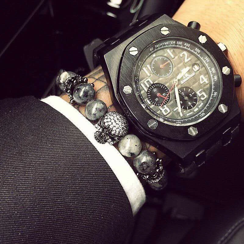 

Glitter Stone Skull Bracelet Beads men bileklik Handmade Jewelry Bracelets For Women Luxury Brand Pulseras Mujer Bijoux Friends