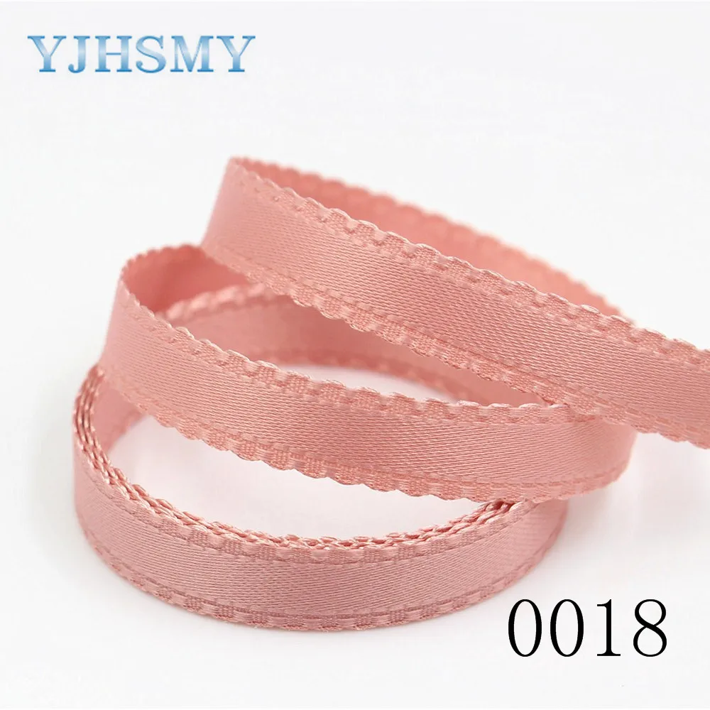 YJHSMY D-18130-190 10 mm 5 yards Solid color bilateral wave ribbons Wedding decorative ribbons gift wrap DIY handmade materials Satin ribbons Ribbon decoration Ribbon supplies Wrapping ribbon Grosgrain ribbon Sewing ribbon Christmas ribbon Cotton ribbon Organza ribbon