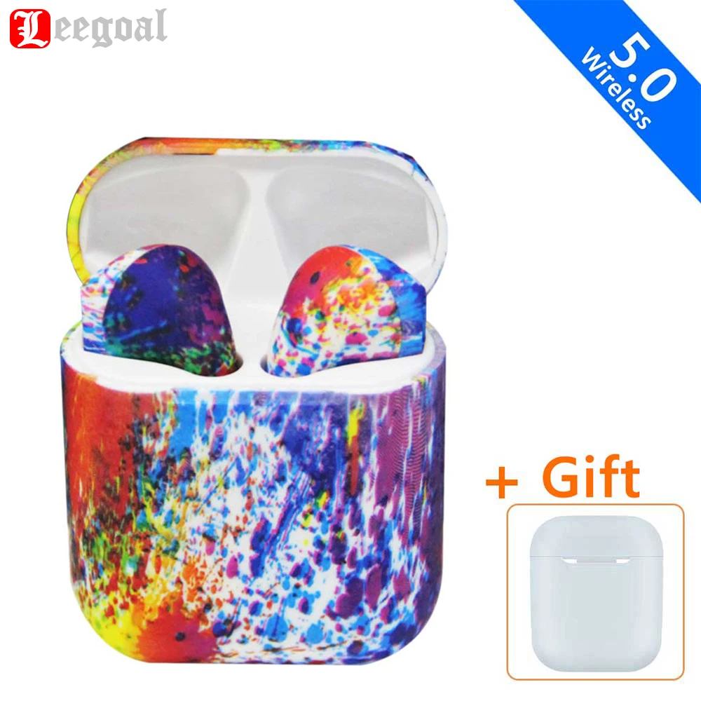 

Camo Printed I9s TWS Wireless Earphone Bluetooth 5.0 Earbuds mini Earphones with Charging box For IOS Andorid Phone