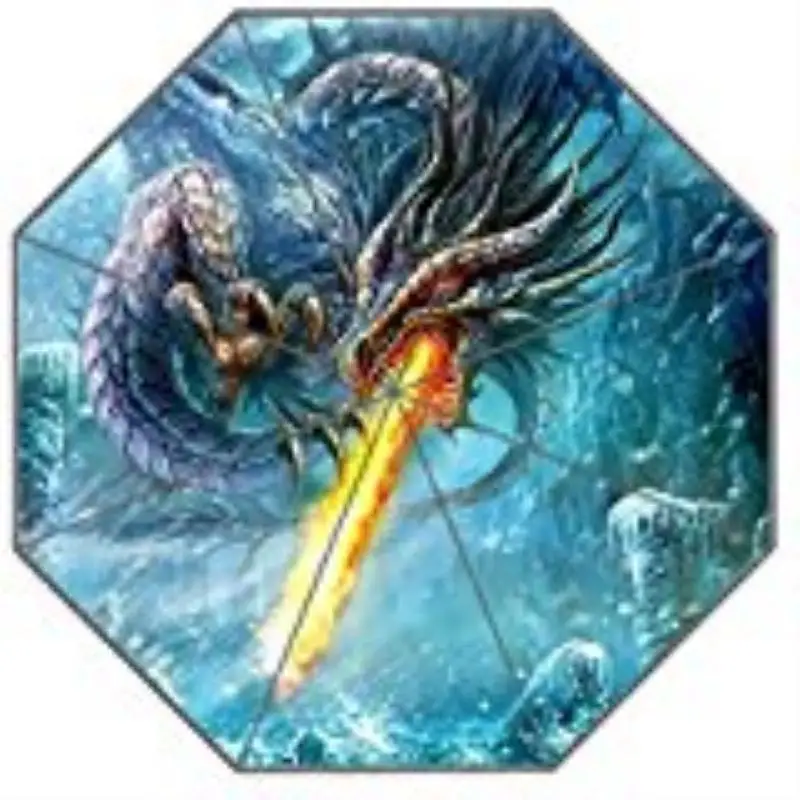 

Custom Dragon Foldable Sun Rain Umbrella Wind Resistant Windproof Floding Travel Umbrella