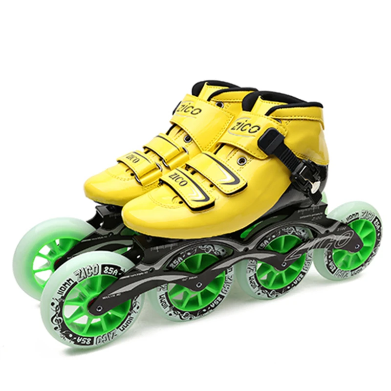 سطح أملس ألياف الكربون مضمنة سرعة التزلج أحذية للبالغين الاطفال اليومية داخلي المسار في الهواء الطلق الشارع سباق EUR 30 إلى 45