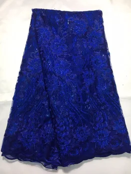 

luxury JRB-71301 embroidered French Net Lace fabric with sequins french tulle lace fabric for party dress