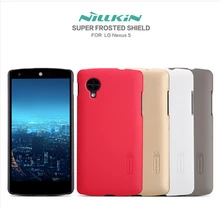 for Nexus 5 Case Nillkin Frosted Shield Hard Back Cover Case For LG Google Nexus 5 Gift Screen Protector