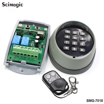 

433MHz Wireless Keypad password switch remote control and receiver for gate door access control