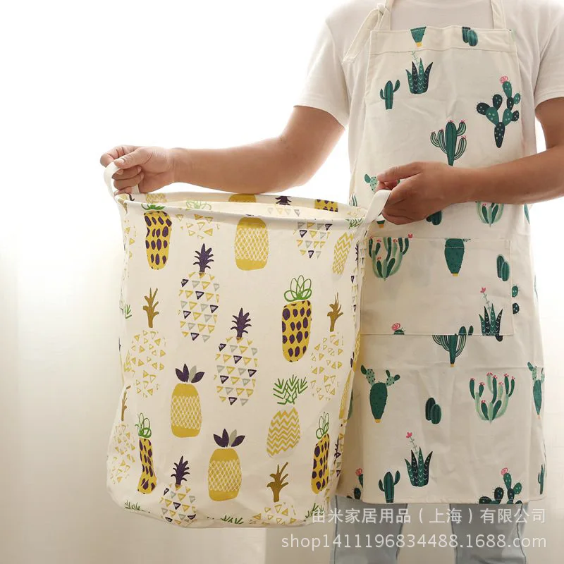 

Nordic style cactus dirty clothes storage bag fashion trend storage basket portable storage box quilt storage bag