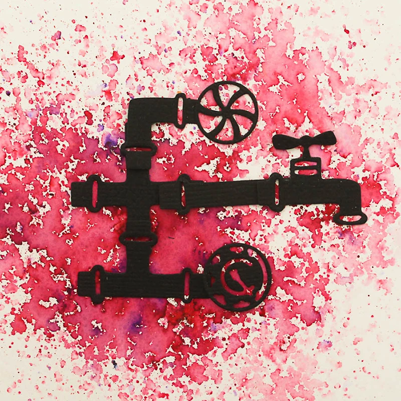 

JC Metal Cutting Dies for Scrapbooking Faucet Dies Cut Craft Water-Tap Stencil Handmade Card Making Model Template Decoration