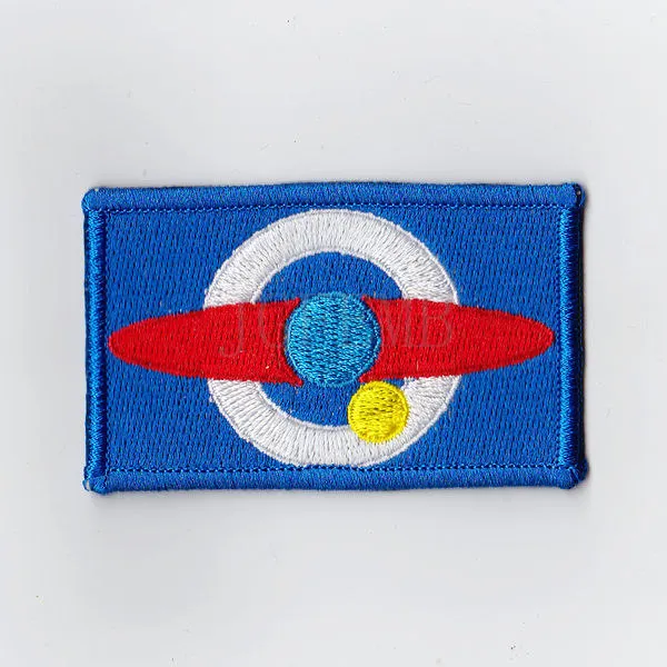 

100%Embroidery Gundam Anti Earth United Government Military Tactical Morale Embroidery patch Badges B2468