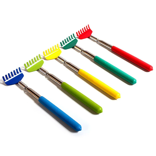 

New Adjustable Extendable Back Scratcher Stainless Steel Telescopic Anti Itch Flexible Claw Backscratcher DC88