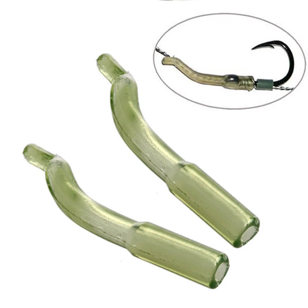 

50pcs/pack PE Catch Carp Tool Rig Fishing Accessories Professional Tackle Aligner Swivel Hook Sleeve Tube Durable Soft Outdoor