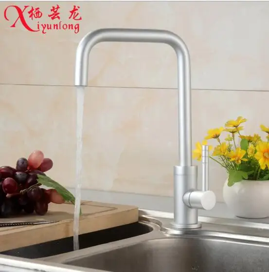 European retro classic wholesale manufacturer new space aluminum kitchen faucet single cold water tap little elbow