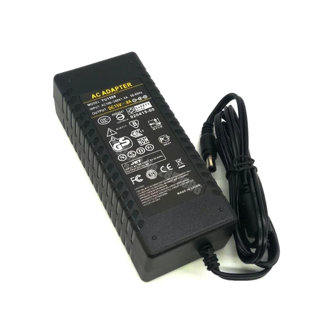 15V スイッチング電源 AC DC アダプタ 15V 3A 4A 5A 6A 8A 45