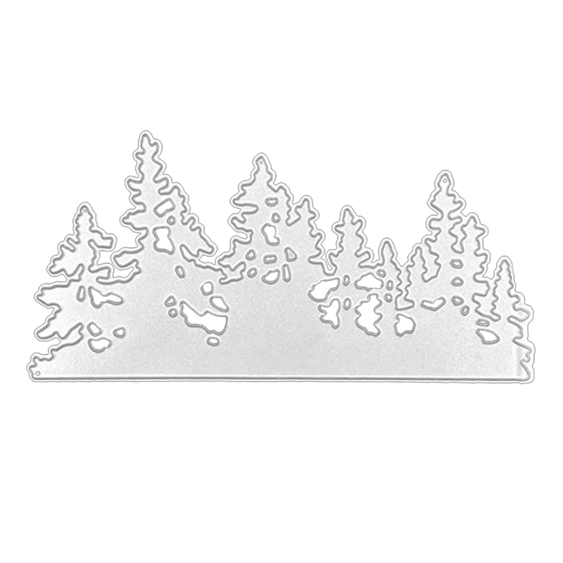 

Tree Line Metal Cutting Dies Scrapbooking Craft Dies Cuts Card Making Emboss Paper Crafting Art Panel Punch 140*70mm