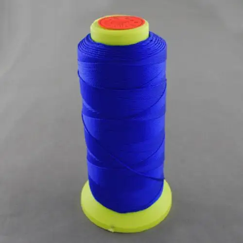 300 м/рулон 0,8 мм цветная машина вышивка нейлоновая швейная нить шнур рулоны для DIY ювелирных аксессуаров - Цвет: MediumBlue