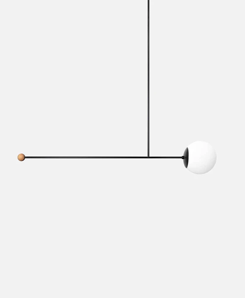 Kaufen Post moderne Minimalistischen Büro Studio LED Anhänger Lampe Restaurant Kronleuchter Art Deco Parlor Schlafzimmer Hanglamp Leuchten