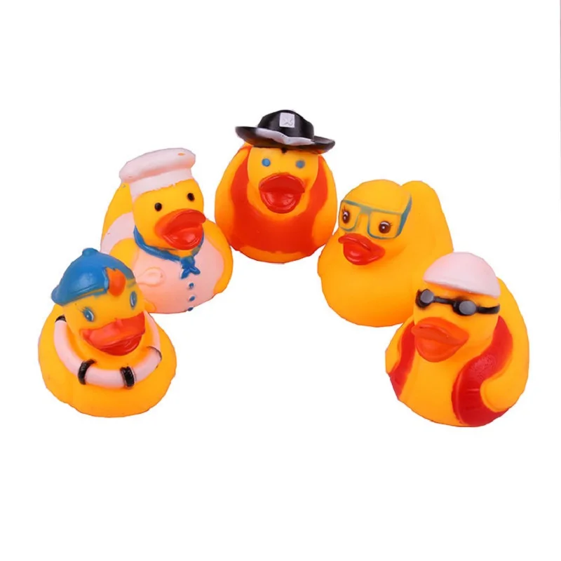 Летняя детская игрушка для душа маленькая Желтая утка надувные аксессуары для бассейна