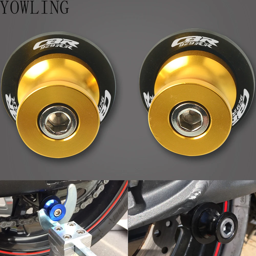 

8MM Motorcycle Accessories stands screws Swin garm Swingarm Spools slider for HONDA Fireblade CBR 929 RR CBR929RR CBR929 RR
