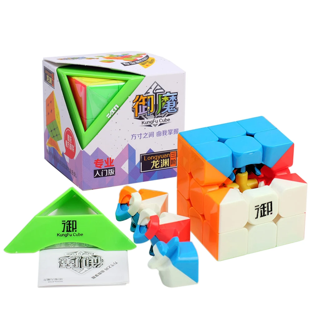 3 слоя YuMo Magic Cube 3*3 Professional кубар-Рубик на скорость игрушка для детей антистресс Cubo Megico 3x3