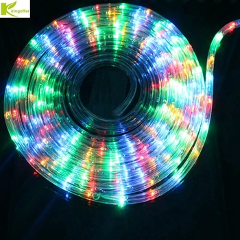 

AC 220V IP67 Waterproof 20 Leds/M Led Strip RGB Rainbow Tube Holiday Outdoor Indoor Flexible LED Tape Ribbon Light