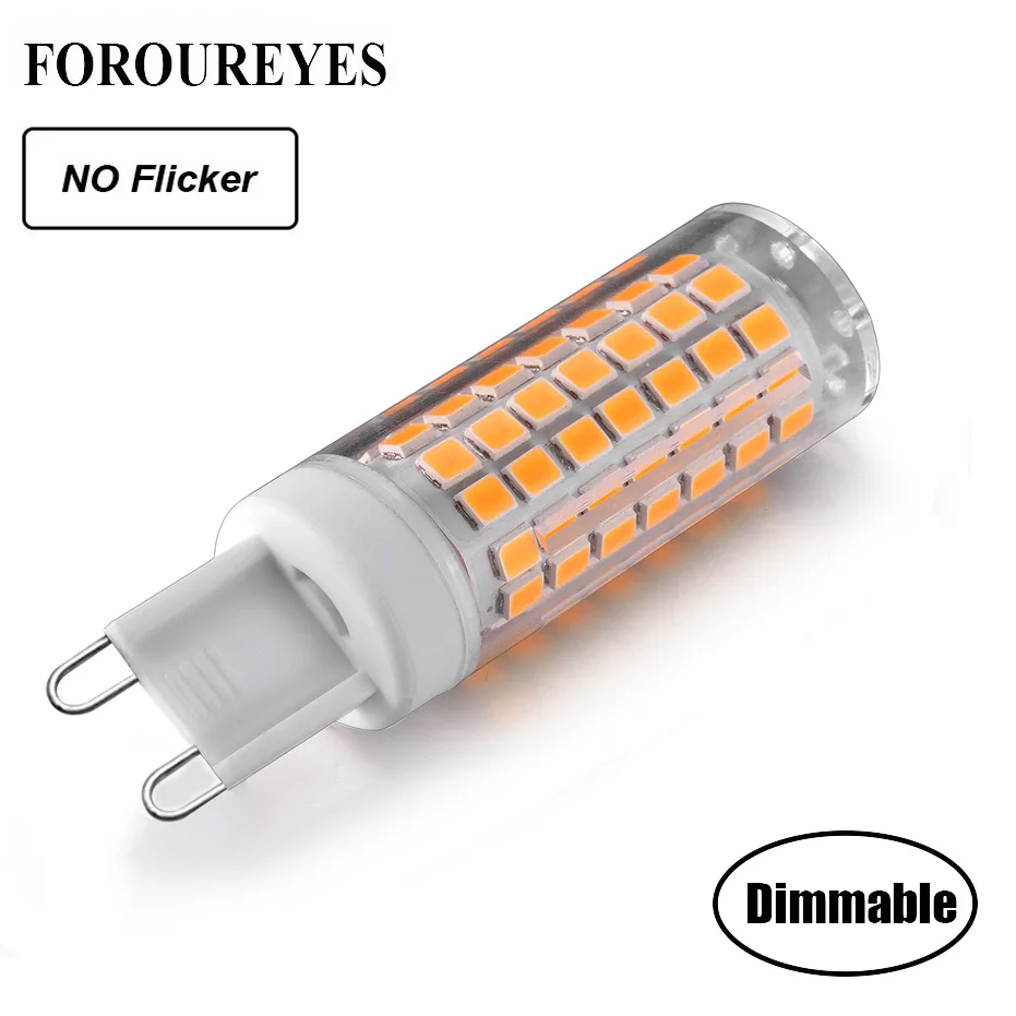 Dimmable без мерцания G9 Светодиодная лампа AC220V 120 в 88 светодиодов 2835 Светодиодная лампа 690LM люстра лампа Заменить 70 Вт галогенное освещение Dimmable без мерцания G9 Светодиодная лампа AC220V 120 в 88 светодиодов 2835 Светодиодная лампа 690LM люстра лампа Заменить 70 Вт галогенное освещение
