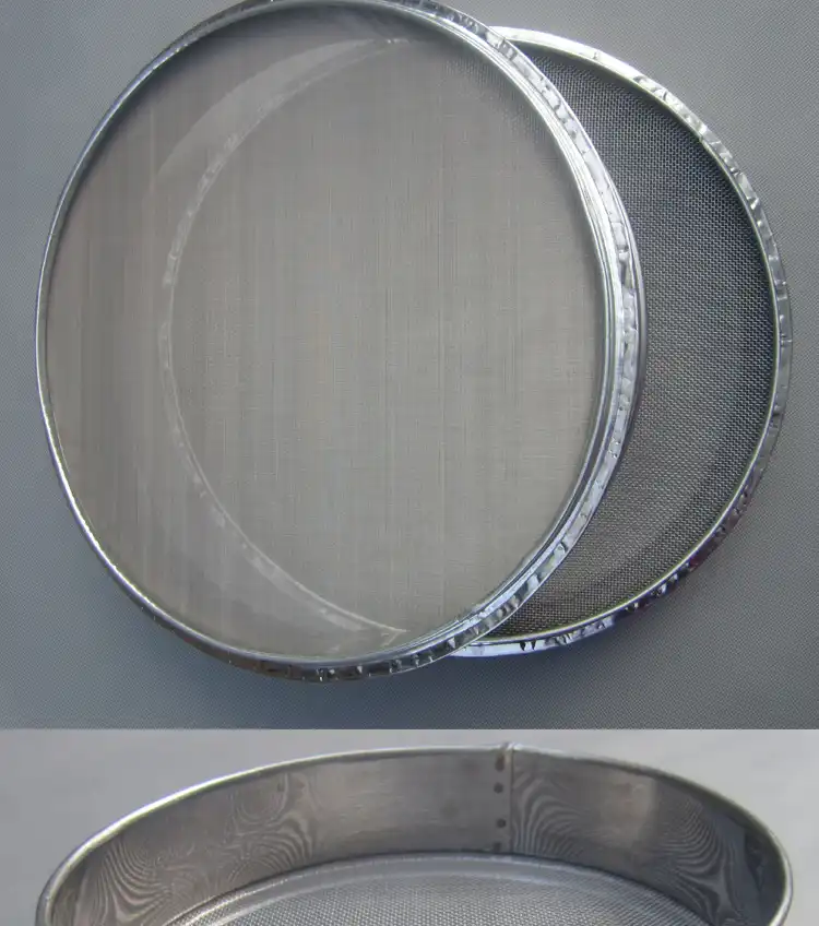 10 60cm 304 stainless steel net test sieves Screen mesh 1 2400 mesh