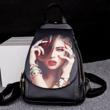 Модный принт мультфильм красивая девушка подростковые рюкзаки женственный портфель японская школьная сумка для мальчика Прохладный Путешествия Ноутбук Рюкзак