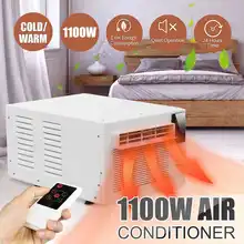 220 V/AC Настольный кондиционер 1100 Вт машина для изготовления холодного/тепла двойного назначения 24-х часовой таймер с пультом дистанционного управления светодиодный пульт управления Pet осушитель воздуха conditione