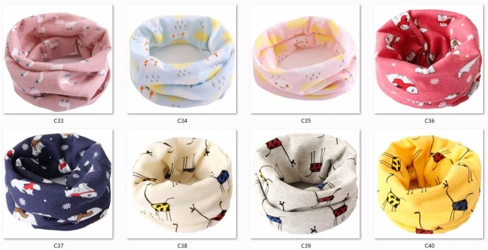 Spring Scarf for Baby Girls Children Scarf Collar Boys Kids Thick Warm Neck Scarves Baby Ring Scarf Autumn Winter Neckchief