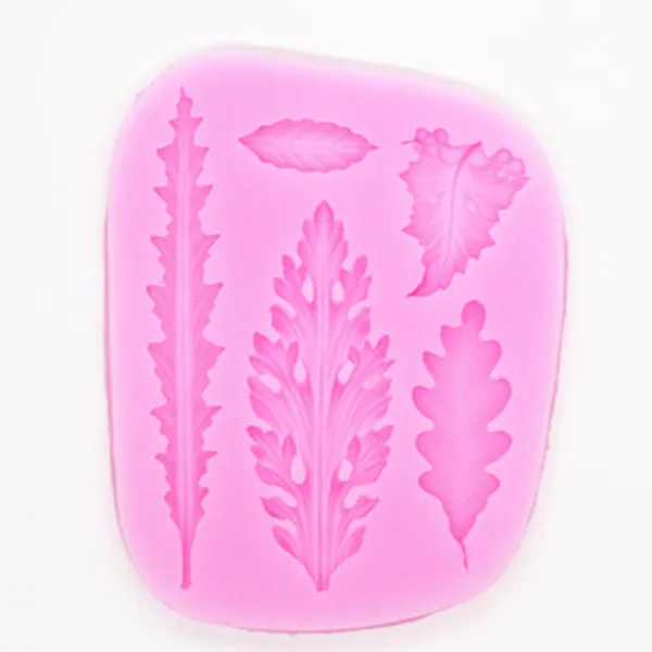fruit vegetable leaf set silicone candy cake soap mold DIY chocolate silicone mold ultra light clay molds