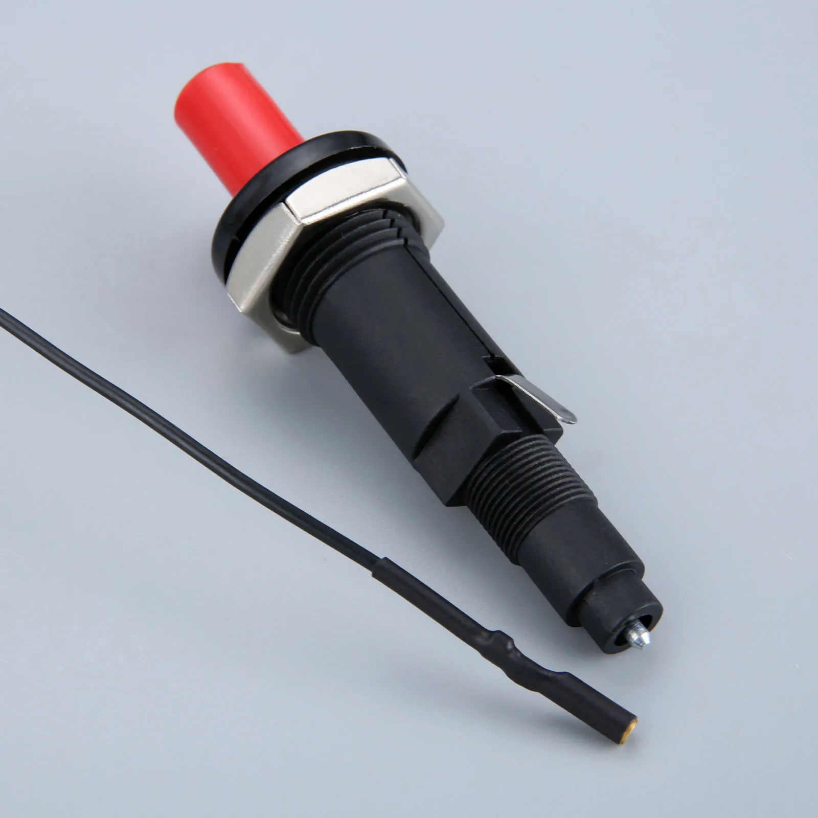 2Pcs Gas Piezo Push Button Spark Ignitor W/ Ignition Wire Cable Lead Boiler BBQ 20KV