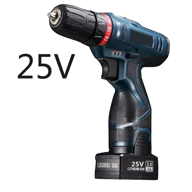 

25V Multifunctional Electric Screwdriver with Lithium Battery Charger cordless Screwdriver Electric Tool Torque drill
