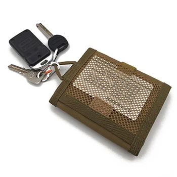 

Outdoor multi-function tactical wallet key bag Waterproof Sports Purse Molle Card Pocket Key Hanging Bag