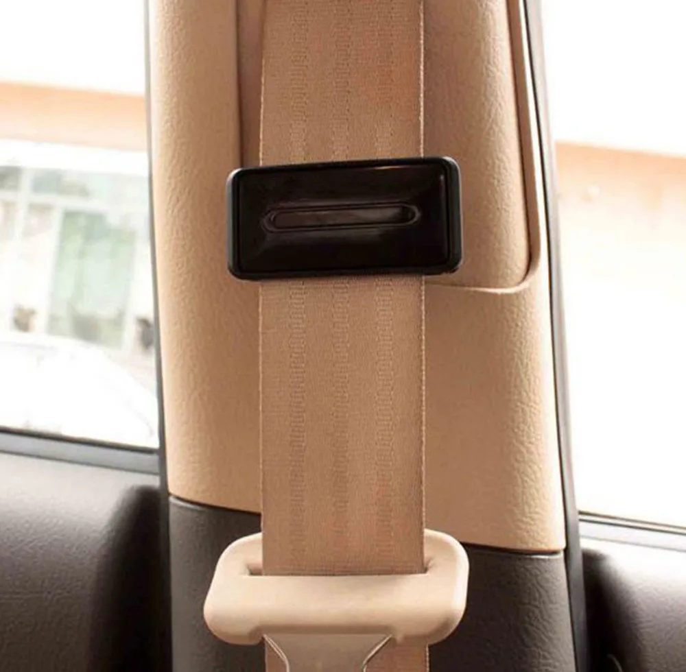 2pcs ABS Plastic Seatbelt Clip Seat Belt Buckle Adjuster Support More