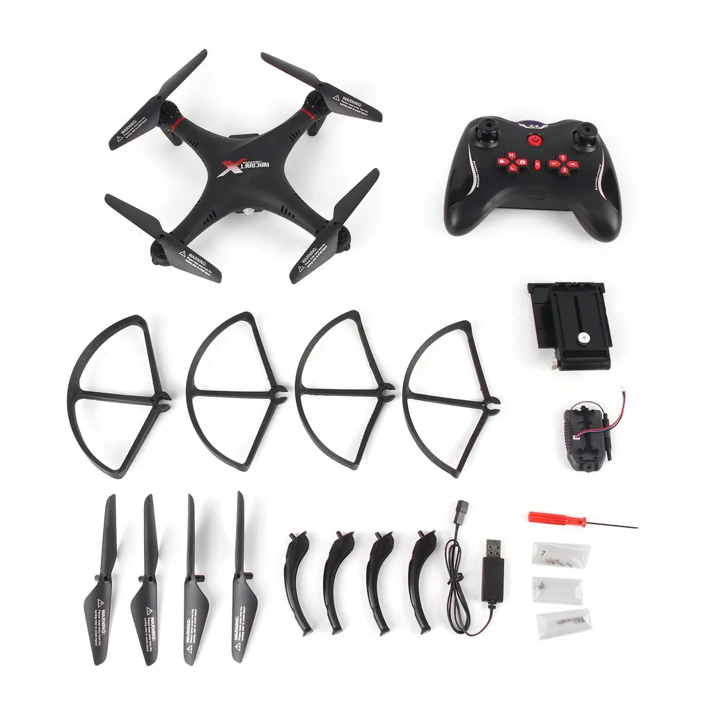 

L6039N 2.4G RC Selfie Smart Drone FPV Quadcopter Aircraft with Altitude Hold 3D Flip Camera Speed Mode Remote Control Done Toy