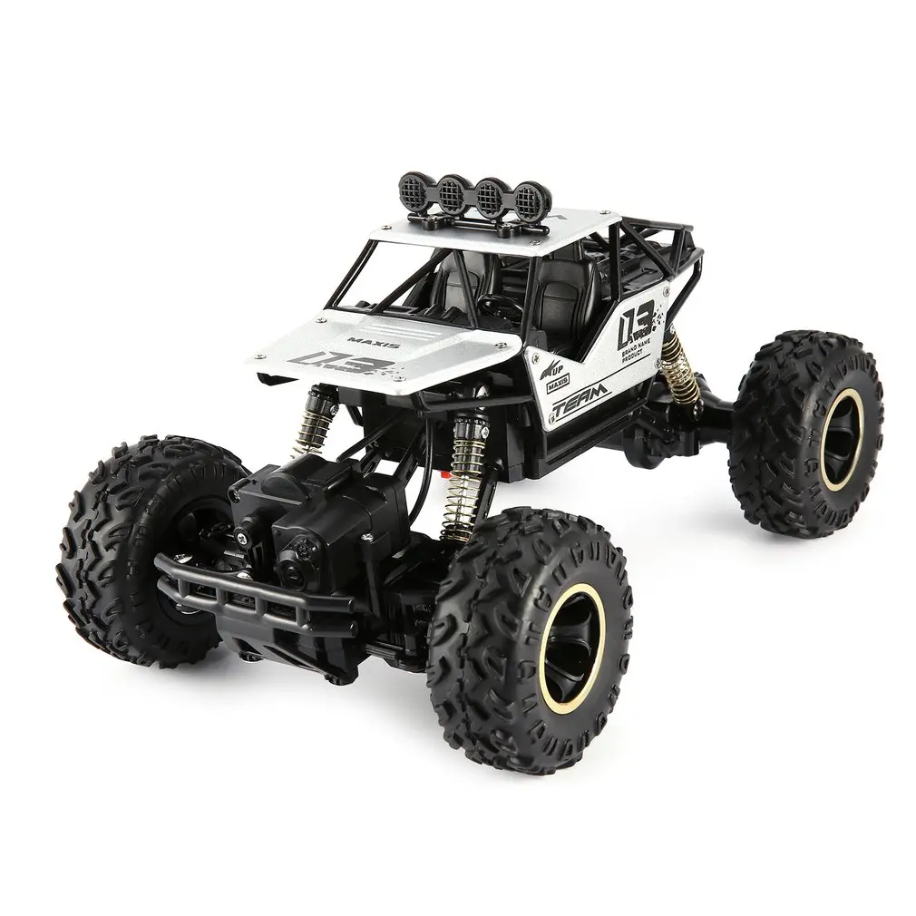 1/16 2,4 GHz сплав корпус Rock Crawler 4WD двойные двигатели внедорожный Радиоуправляемый автомобиль пульт дистанционного управления багги Bigfoot скалолазание автомобиль игрушки