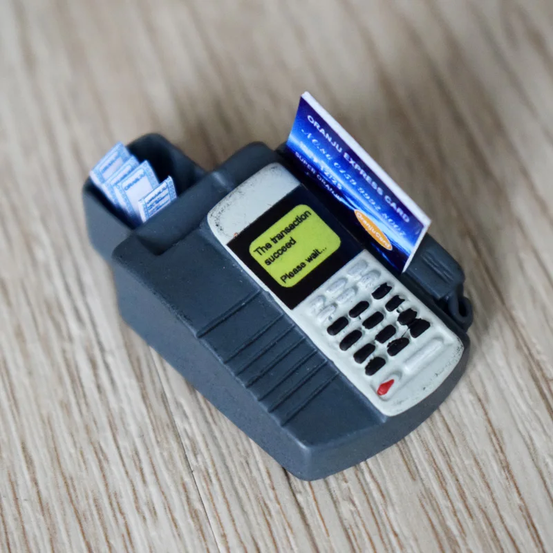 1/12 Scale Doll House Dollhouse Miniature POS Credit Card Machine