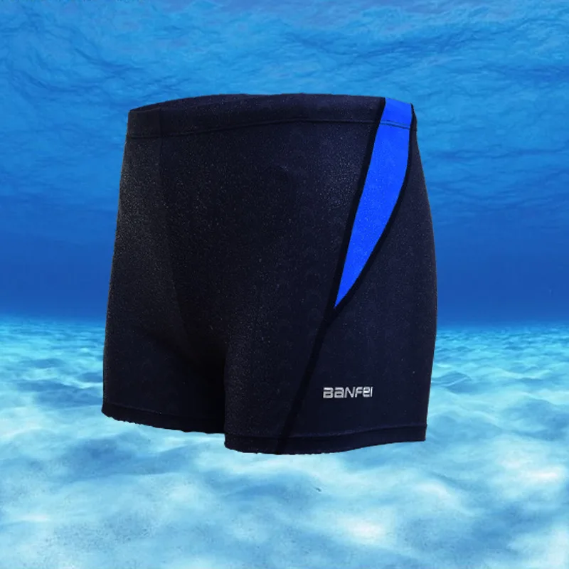 Men's Shark Skin Like Swim Shorts Racing Swimsuit Man Square Leg Swimming Trunks Swimming Briefs Swimwear Men Boxer Shorts 4XL