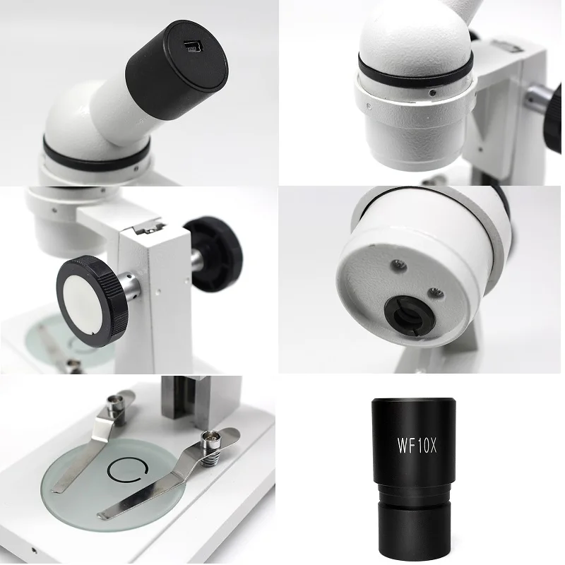 20X 40X Digital Microscope Monocular Dissecting Stereo Microscope 20X or 40X UP-right Image with 2.0MP or 5.0MP USB Camera