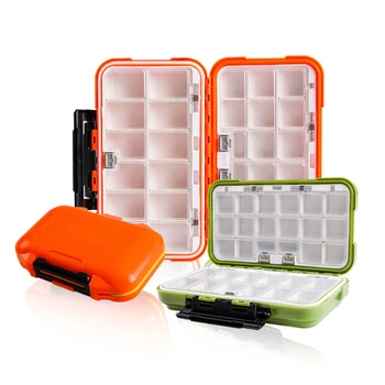 

New Shockproof Fishing Tackle Boxes Double Layer Lure Storage Fishing Box Waterproof safety case equipment ABS Plastic Tool