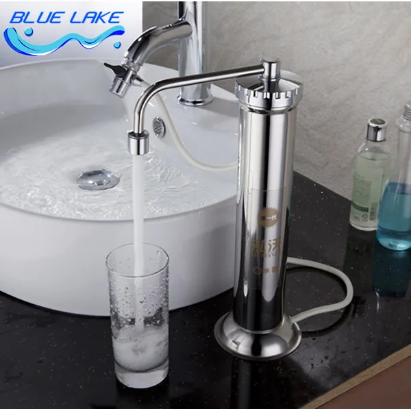 Stainless steel Faucet mounted water purifier,descaling,easy to install,Super filter,Safe