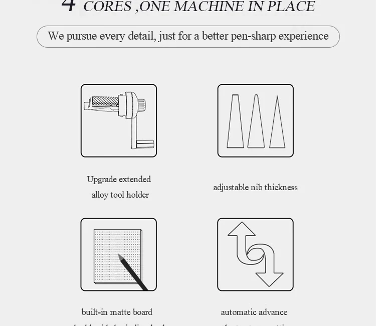 Точилка для карандашей с сменным держателем для ножей ручная Механическая точилка для карандашей канцелярские принадлежности для офиса и школы
