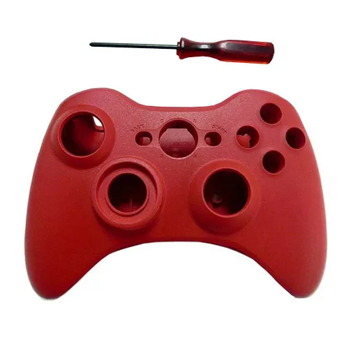 

Red Replacement Case Shell & Button Kit for Microsoft Xbox 360 Wireless Controller