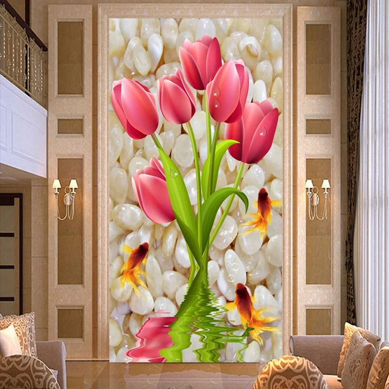 5d diamond painting cross stitch diamond embroidery tulips picture diamond mosaic art rose flowers wedding decoration