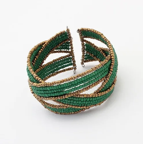 

F&U Europe And The United States Bohemia Beaded Bracelet Openings B236